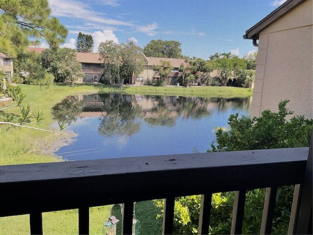 view of water feature