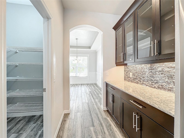 hall featuring light hardwood / wood-style flooring