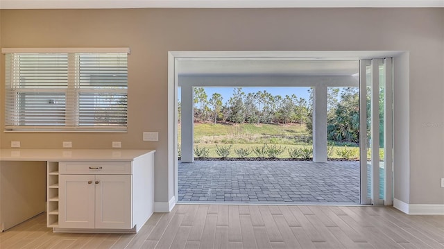 view of doorway to outside