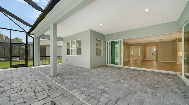 unfurnished sunroom with plenty of natural light