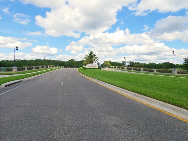 view of road