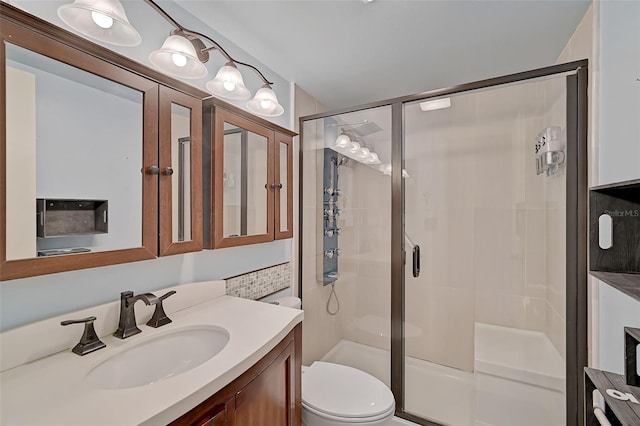 1026 Bird Bay Way Unit 276, Venice, FL 34285 - full bath featuring a stall shower, vanity, and toilet
