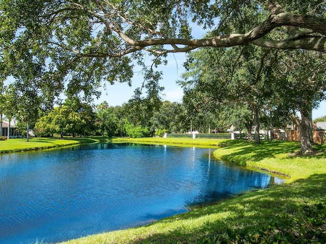 property view of water