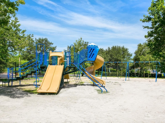 view of jungle gym