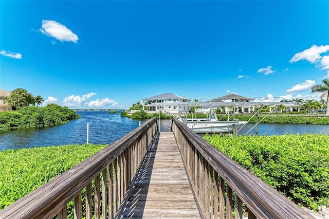 view of home's community featuring a water view