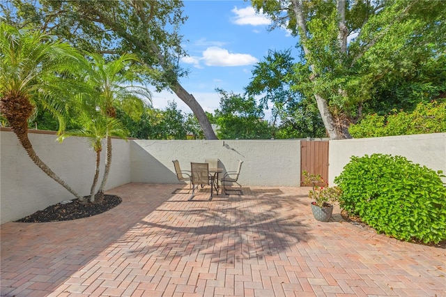 view of patio