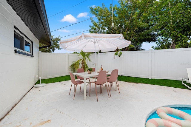 view of patio