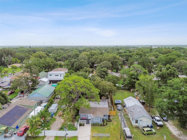 3419 19th St E, Bradenton, FL 34208 - birds eye view of property featuring a wooded view