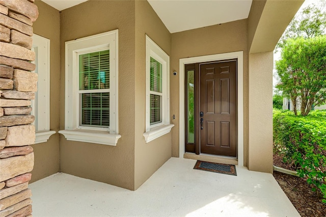 view of entrance to property