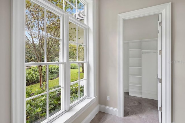 view of doorway to outside