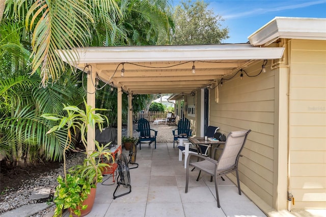 view of patio