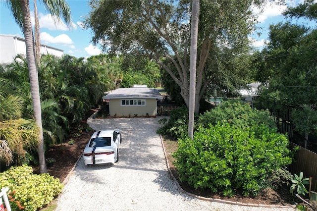 view of front of home