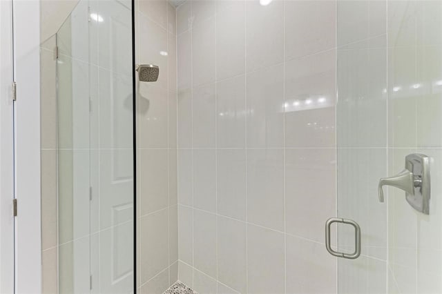 bathroom with an enclosed shower