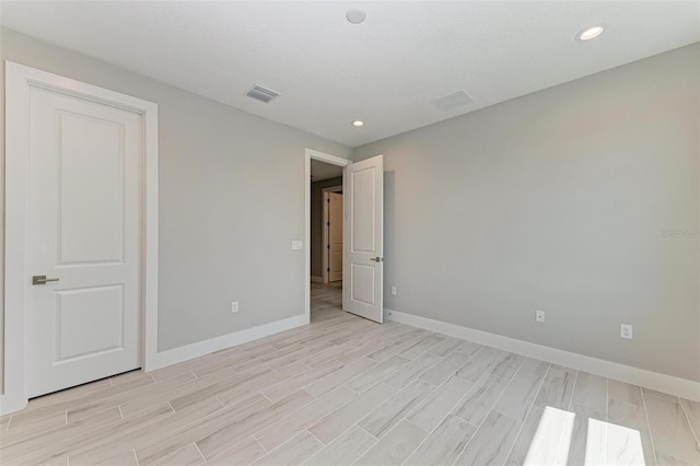 interior space featuring light wood-type flooring