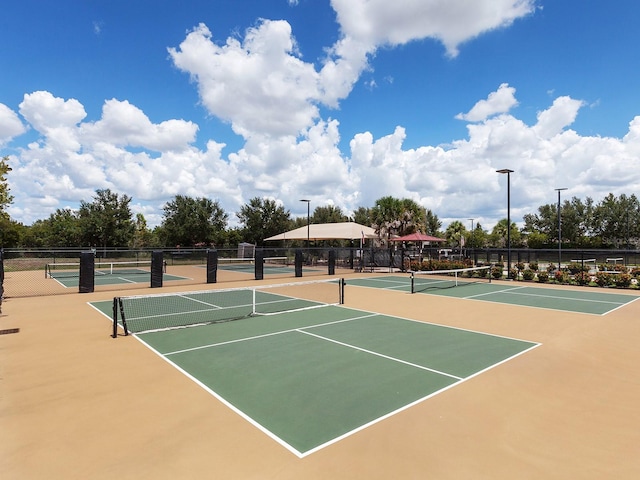 view of sport court