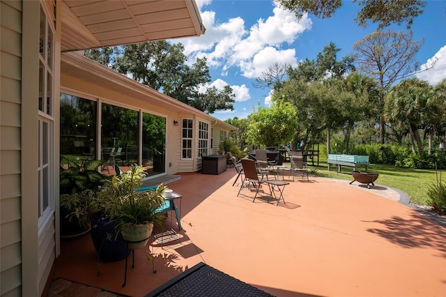 view of patio