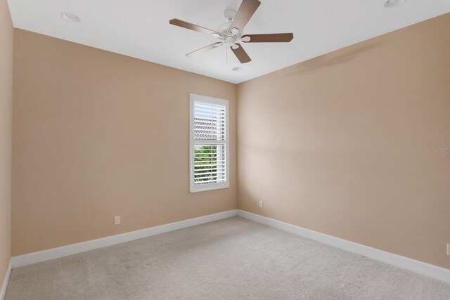 12663 Fontana Loop, Bradenton, FL 34211 - unfurnished room featuring light colored carpet and ceiling fan