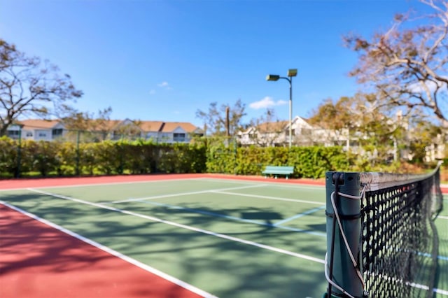 view of sport court