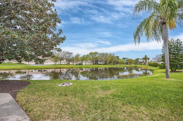 property view of water