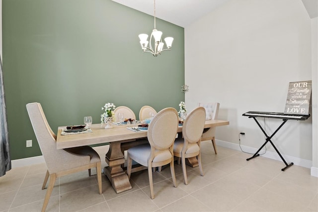 14607 Swiss Bridge Dr, Lithia, FL 33547 - dining area featuring a chandelier and baseboards