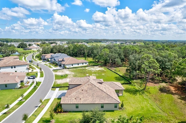 14607 Swiss Bridge Dr, Lithia, FL 33547 - drone / aerial view with a residential view
