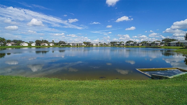 view of water feature