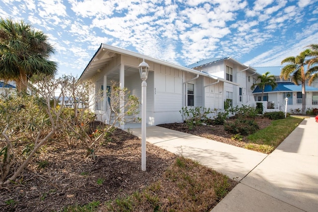 view of front of home