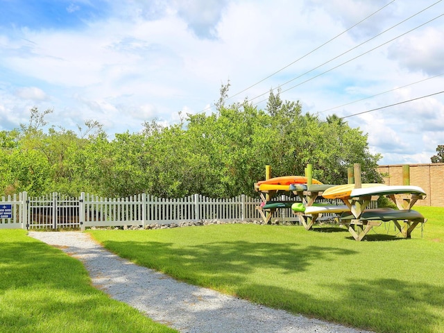 view of yard