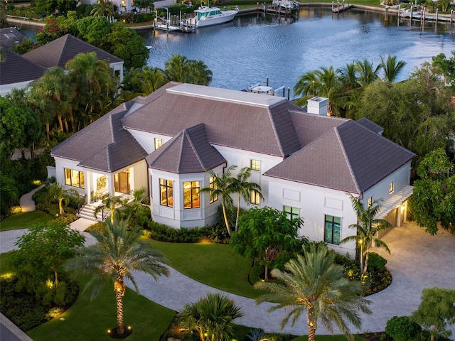 501 Harbor Point Rd, Longboat Key, FL 34228 - view from above of property featuring a large body of water