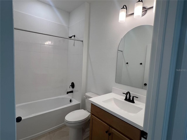 766 Hillshire Pl, Spring Hill, FL 34609 - full bathroom with vanity and shower / bathtub combination