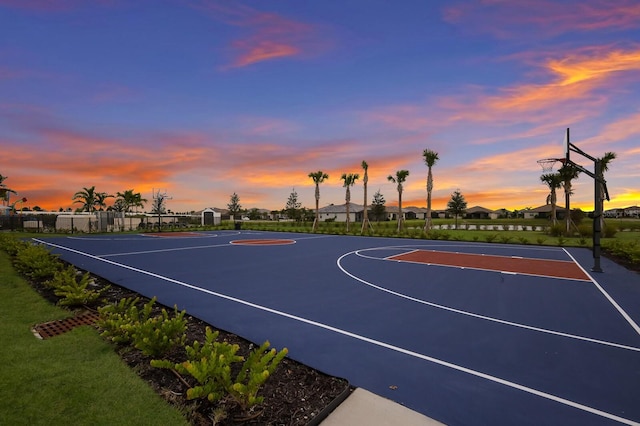 view of sport court