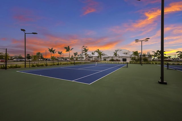 view of tennis court