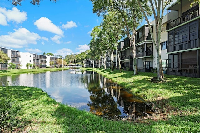 view of water feature