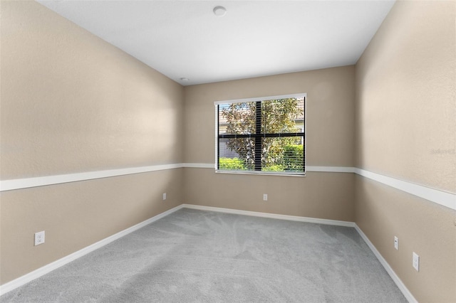 spare room featuring carpet floors