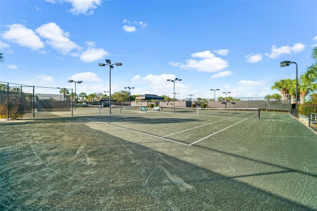 view of sport court