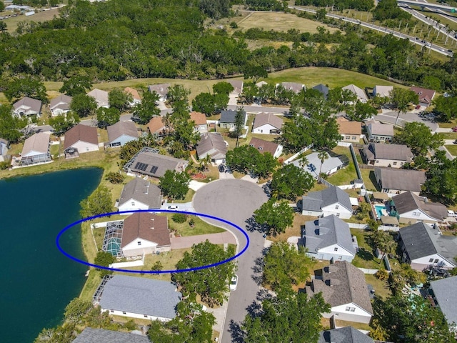 7209 49th Pl E, Palmetto, FL 34221 - drone / aerial view with a water view and a residential view