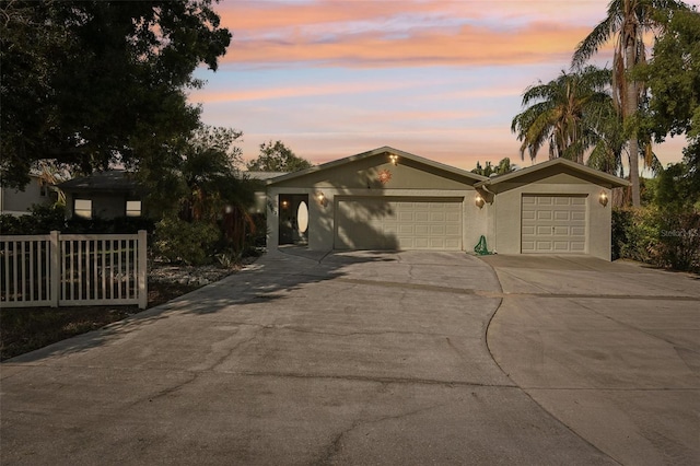 view of ranch-style home