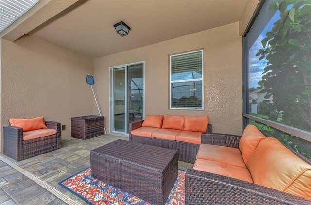 view of patio / terrace with outdoor lounge area