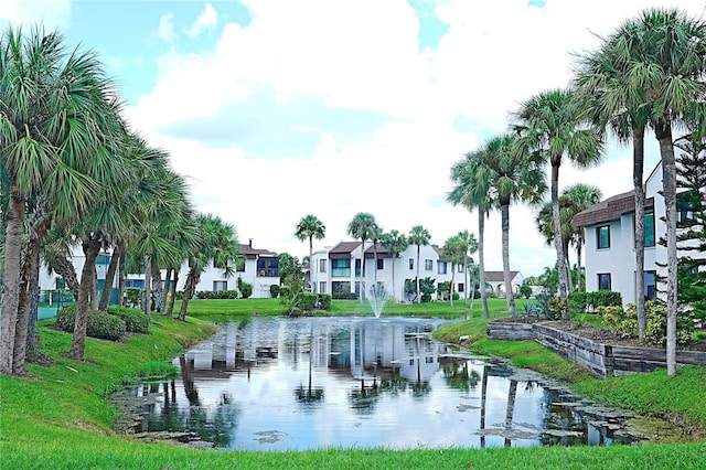 view of water feature