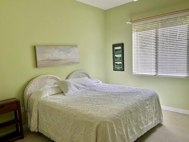 bedroom with carpet floors