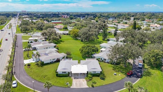 drone / aerial view featuring a residential view