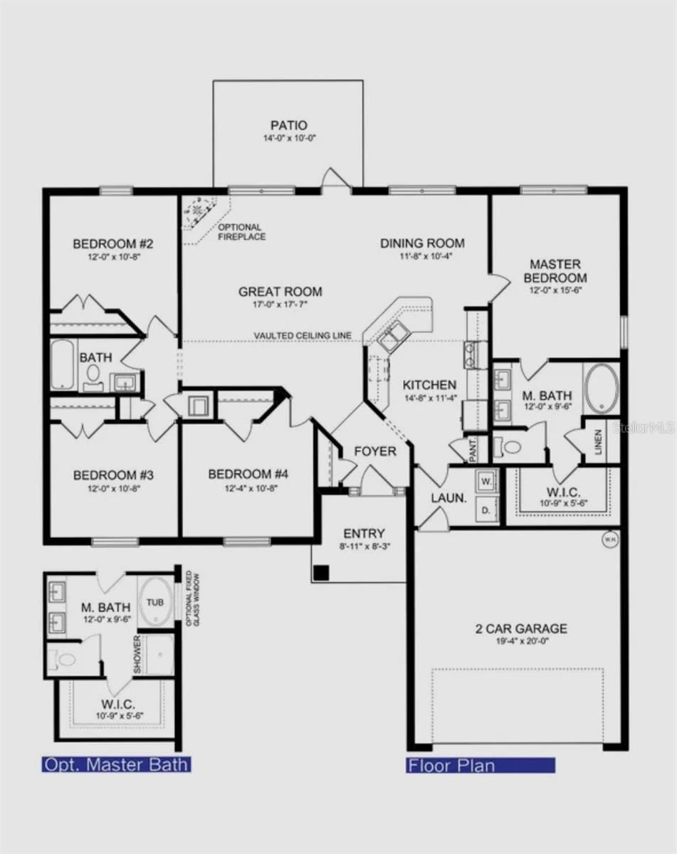 6105 Bodmin Ln, North Port, FL 34291 - view of floor plan / room layout