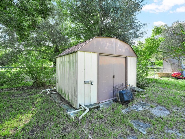 view of outdoor structure