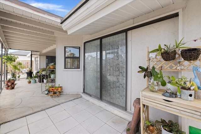 exterior space with a patio