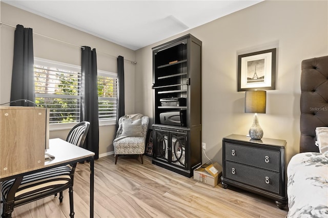 interior space featuring light hardwood / wood-style floors