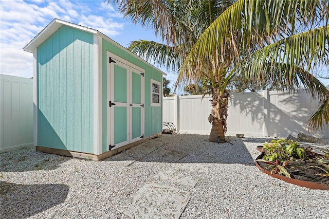 view of outbuilding