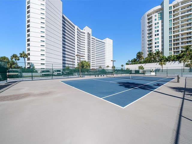 view of sport court with basketball court