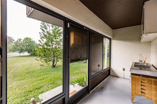 entryway with a wealth of natural light