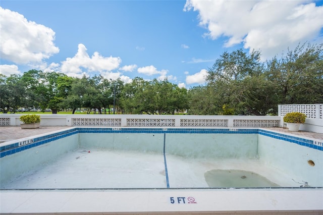 view of pool