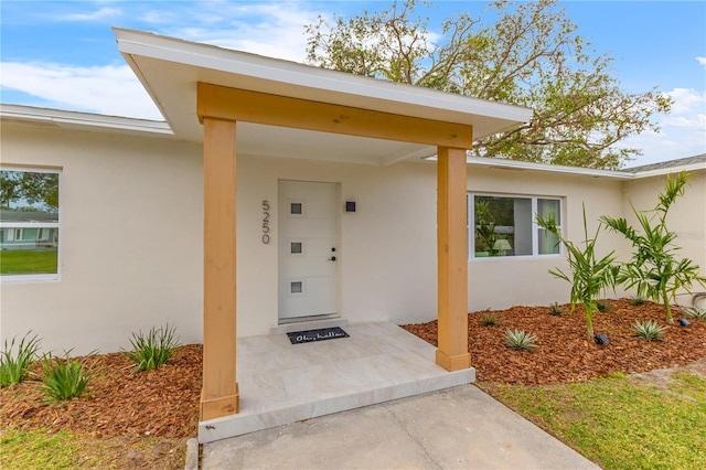 view of entrance to property